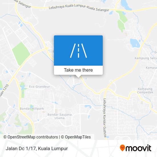 Peta Jalan Dc 1/17