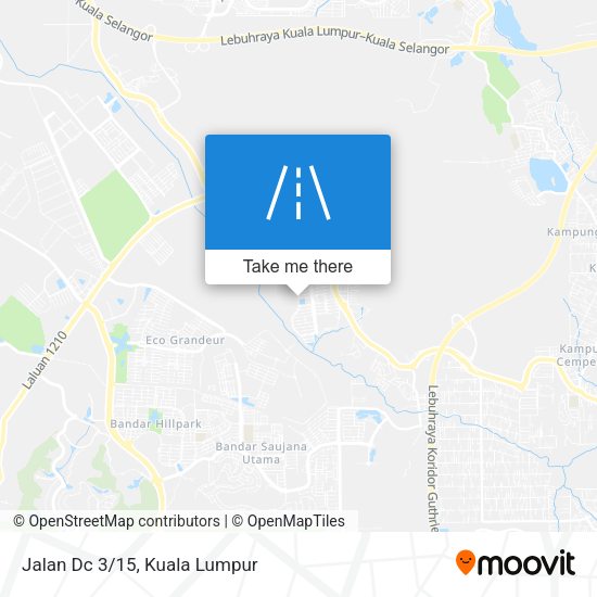 Peta Jalan Dc 3/15