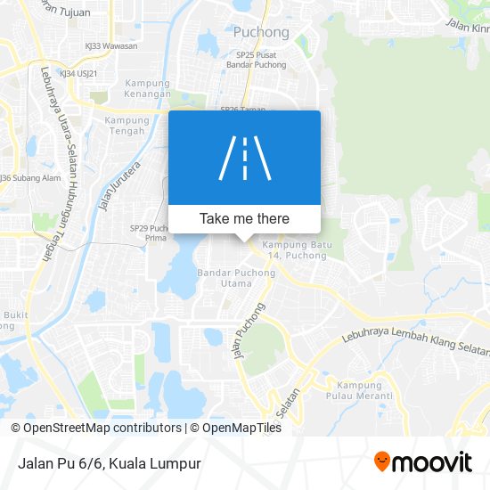 Jalan Pu 6/6 map