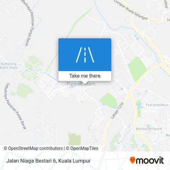 Jalan Niaga Bestari 6 map