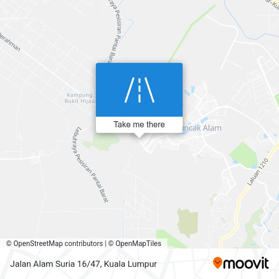 Peta Jalan Alam Suria 16/47