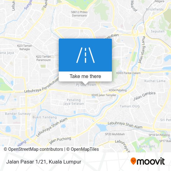 Jalan Pasar 1/21 map