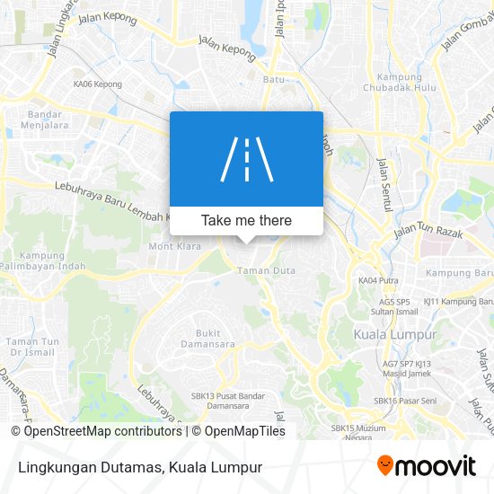 Lingkungan Dutamas map