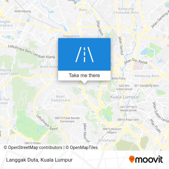 Langgak Duta map