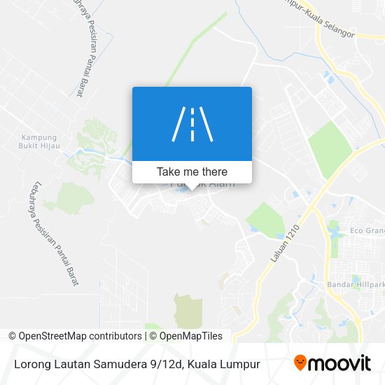 Peta Lorong Lautan Samudera 9/12d
