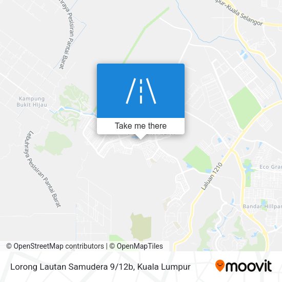 Lorong Lautan Samudera 9/12b map