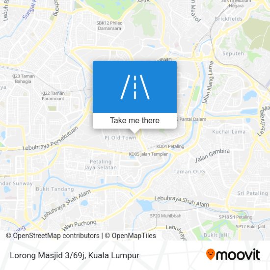 Lorong Masjid 3/69j map