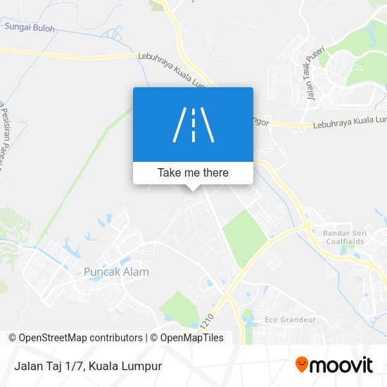 Peta Jalan Taj 1/7