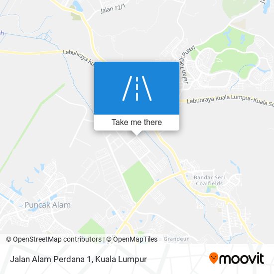 Peta Jalan Alam Perdana 1