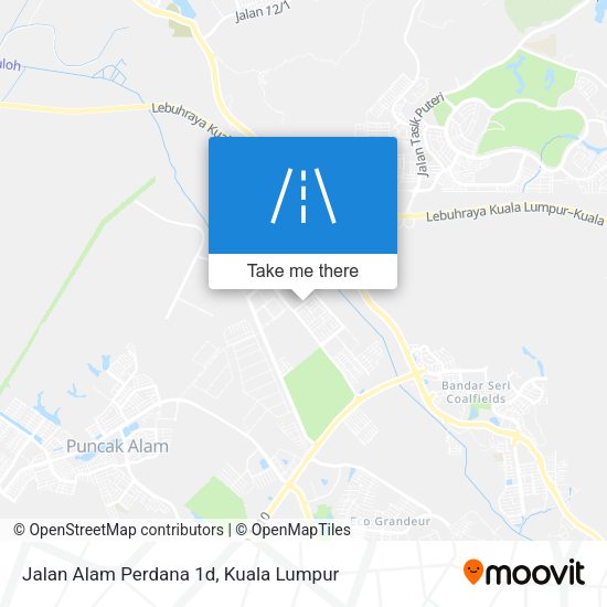 Jalan Alam Perdana 1d map