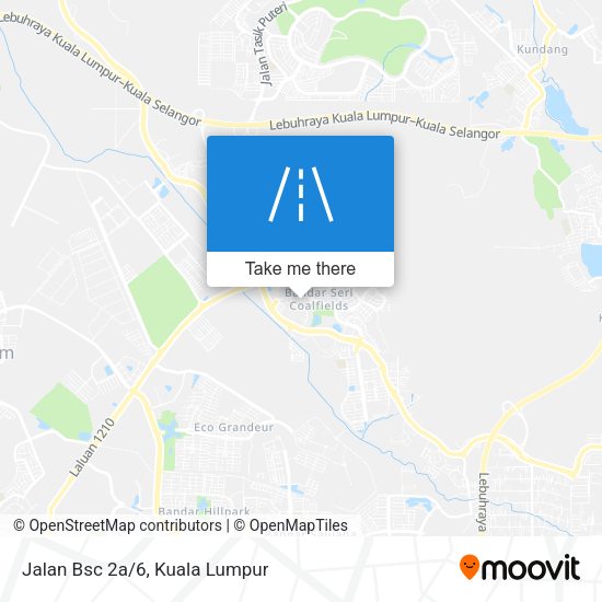 Peta Jalan Bsc 2a/6