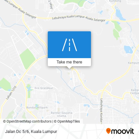 Jalan Dc 5/6 map