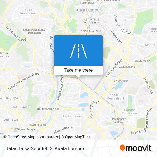 Jalan Desa Seputeh 3 map