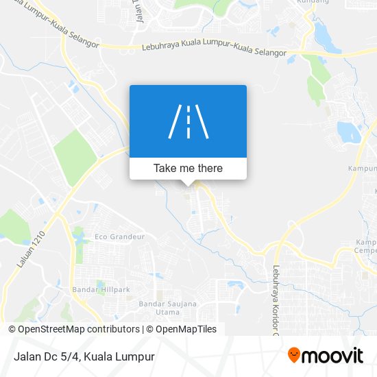 Jalan Dc 5/4 map