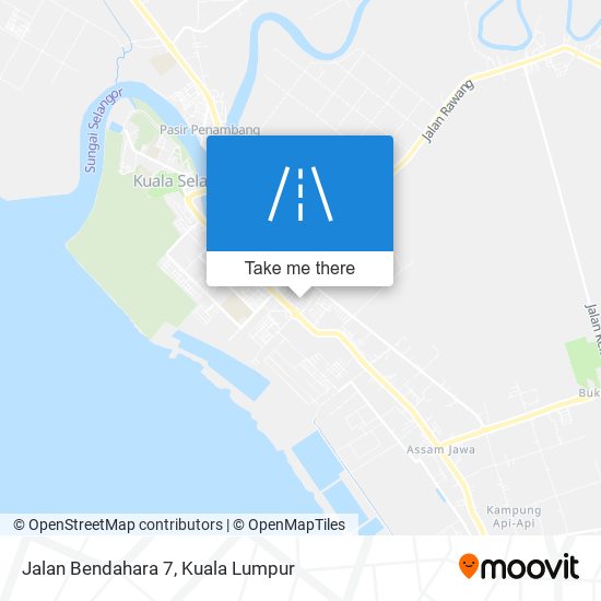 Jalan Bendahara 7 map