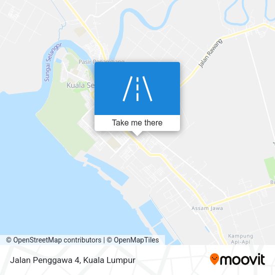 Jalan Penggawa 4 map