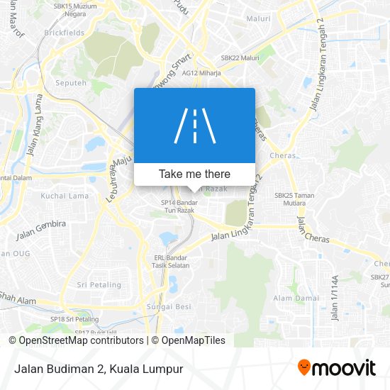 Peta Jalan Budiman 2