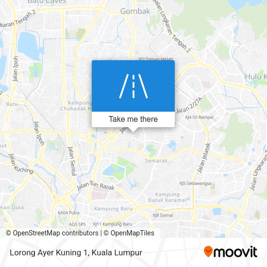 Lorong Ayer Kuning 1 map