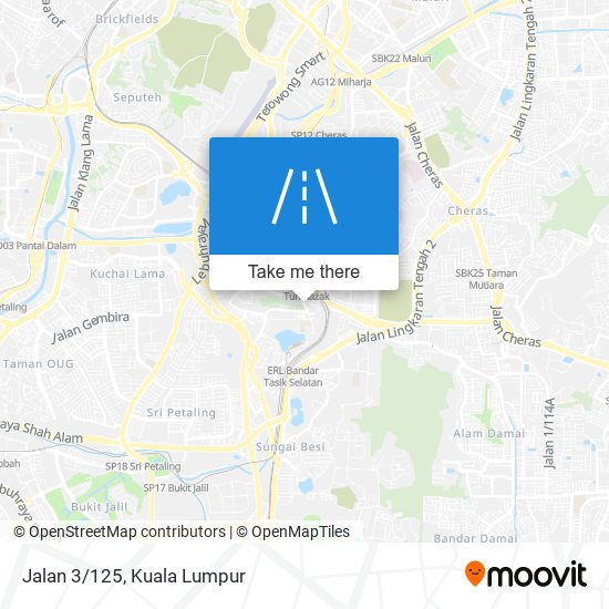 Jalan 3/125 map