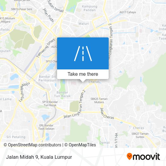 Peta Jalan Midah 9