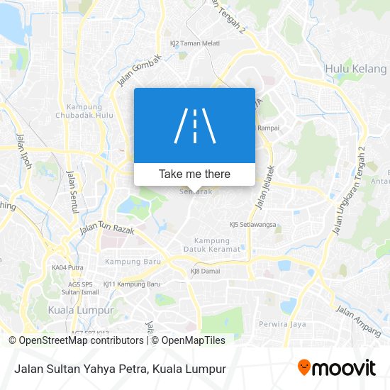 Jalan Sultan Yahya Petra map