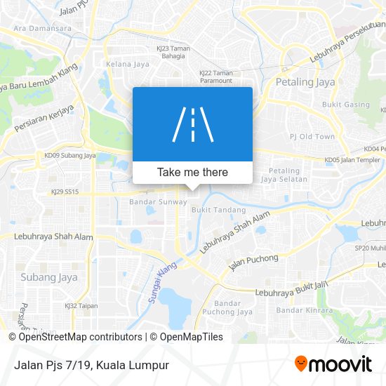 Peta Jalan Pjs 7/19