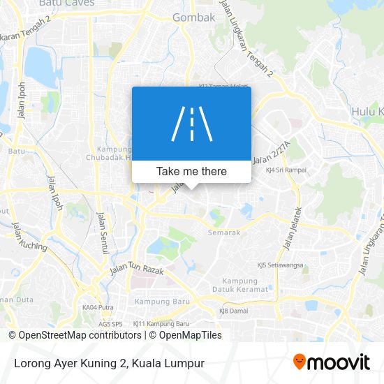 Lorong Ayer Kuning 2 map