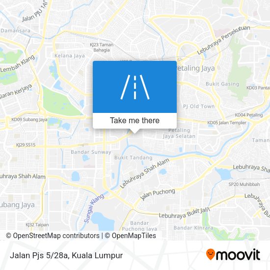 Peta Jalan Pjs 5/28a