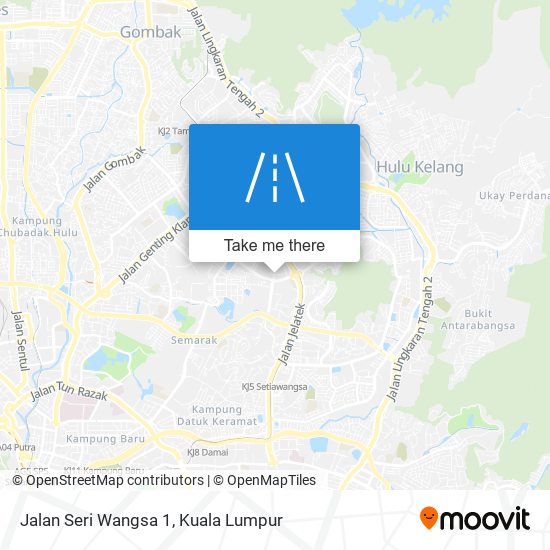 Jalan Seri Wangsa 1 map