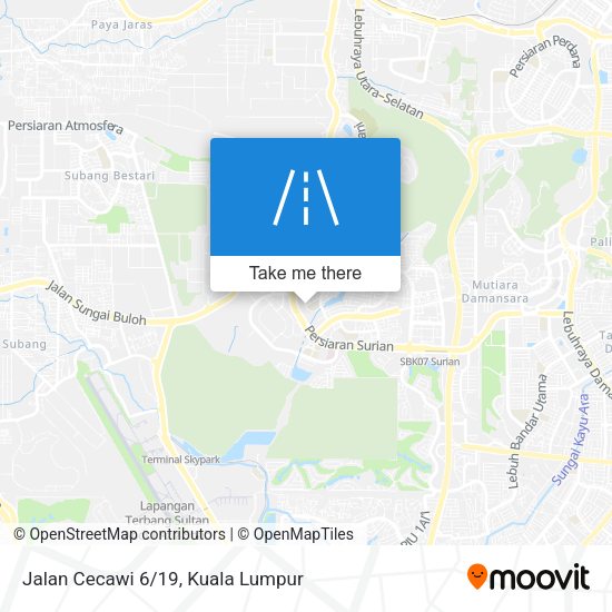 Jalan Cecawi 6/19 map