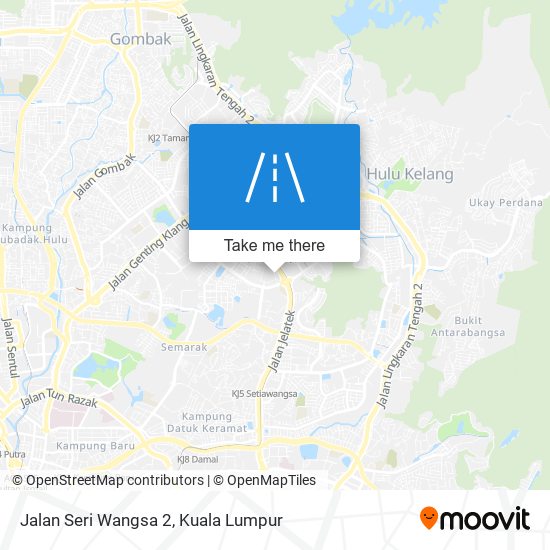 Peta Jalan Seri Wangsa 2