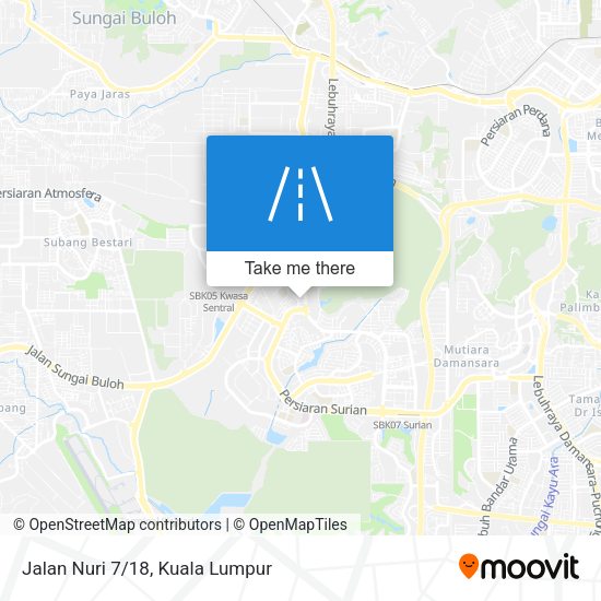 Peta Jalan Nuri 7/18