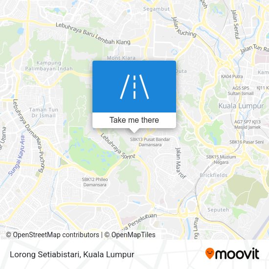 Peta Lorong Setiabistari