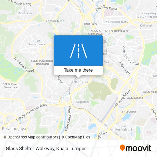 Glass Shelter Walkway map
