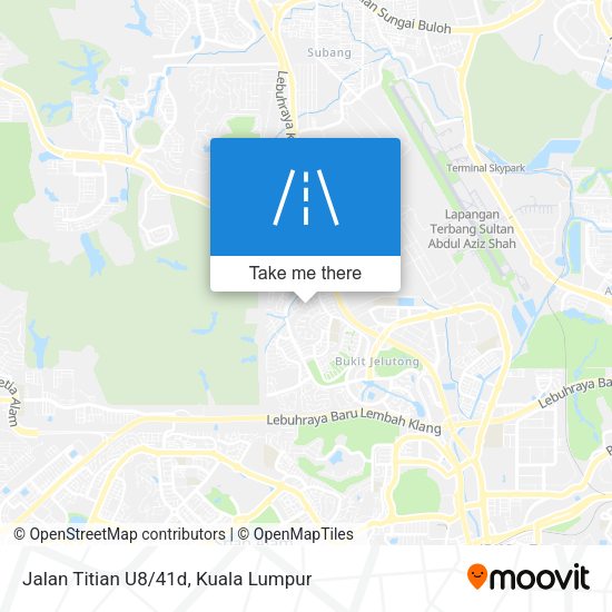Jalan Titian U8/41d map