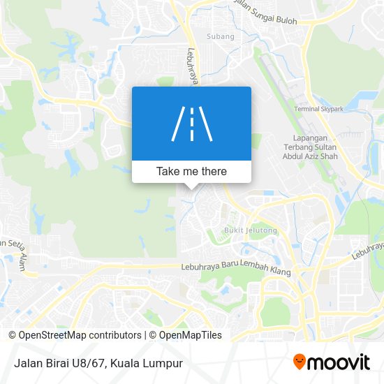 Peta Jalan Birai U8/67