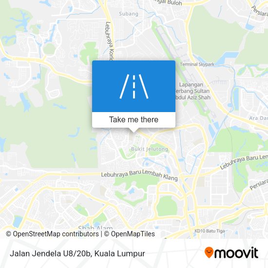 Jalan Jendela U8/20b map