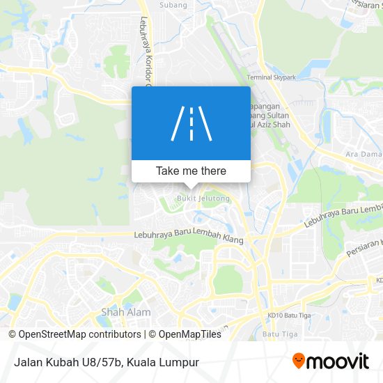 Jalan Kubah U8/57b map