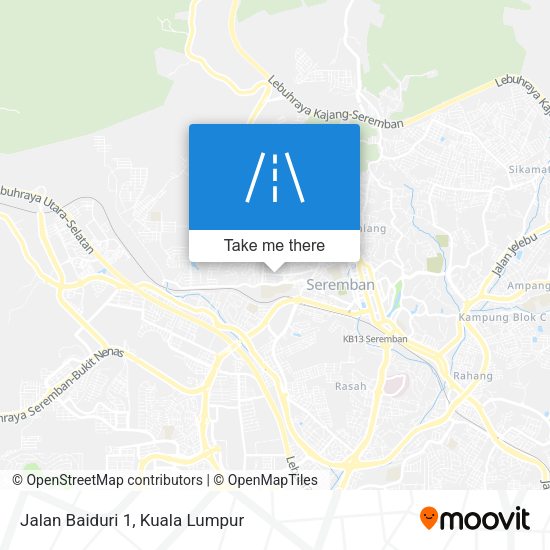 Peta Jalan Baiduri 1