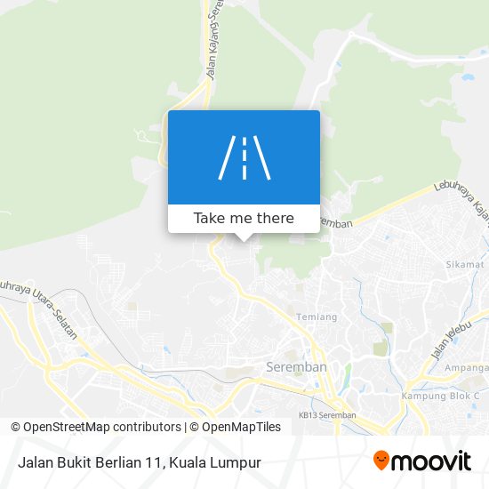 Jalan Bukit Berlian 11 map