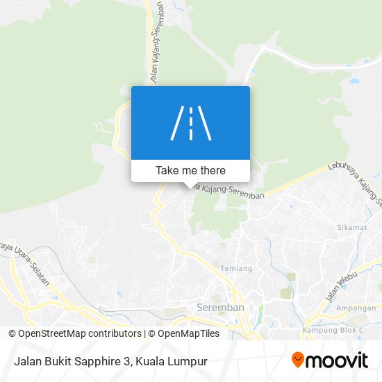 Jalan Bukit Sapphire 3 map