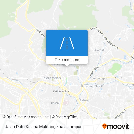 Jalan Dato Kelana Makmor map