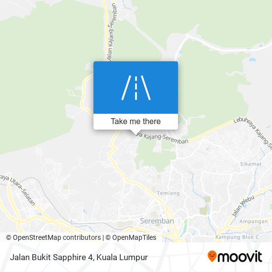 Jalan Bukit Sapphire 4 map