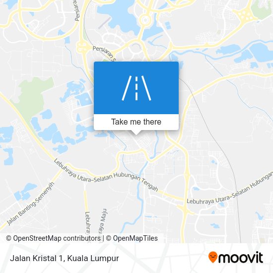 Jalan Kristal 1 map