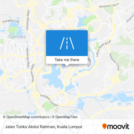 Jalan Tunku Abdul Rahman map