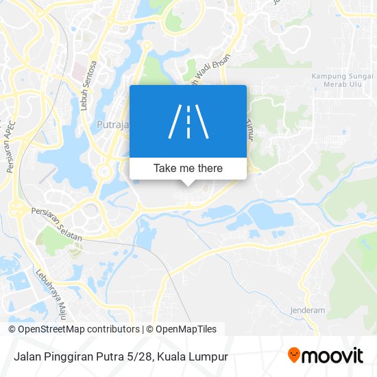 Jalan Pinggiran Putra 5/28 map
