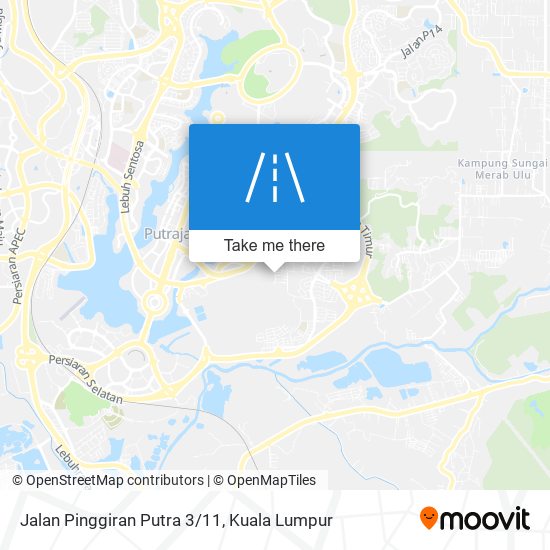 Jalan Pinggiran Putra 3/11 map