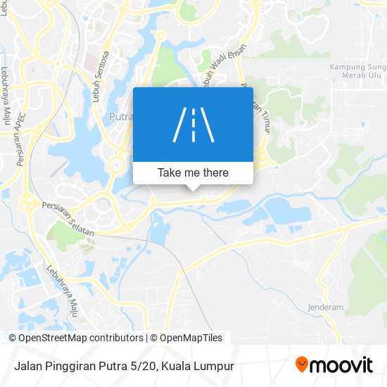 Jalan Pinggiran Putra 5/20 map