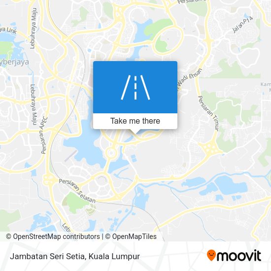 Jambatan Seri Setia map