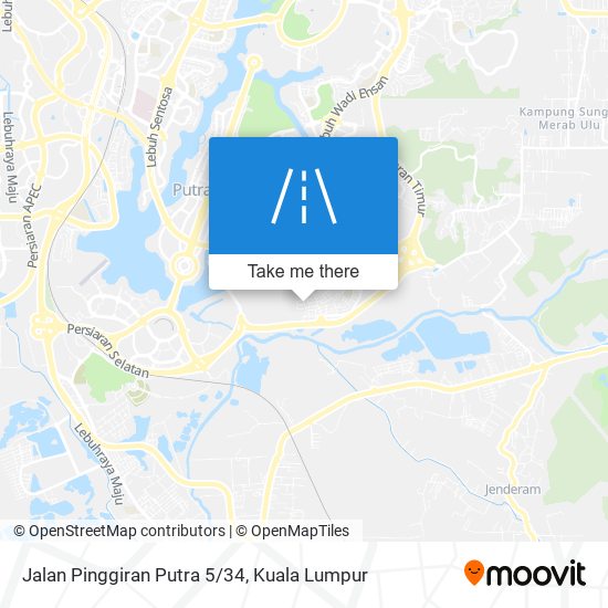 Peta Jalan Pinggiran Putra 5/34